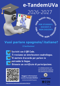 cartel e-TandemUVa 2026 ITALIANO